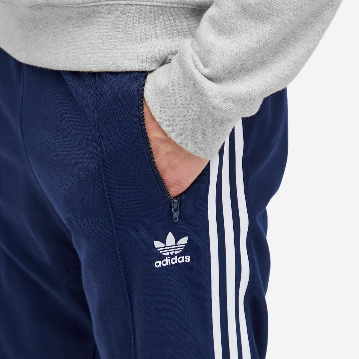 Adidas Men's Beckenbauer Track Pant in Night Indigo adidas