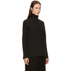Haider Ackermann Black High Neck Blouse
