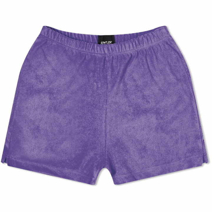 Photo: Howlin by Morrison Women's Howlin' Velour Wonder Short in Violet Dreams