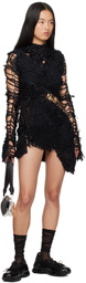 Collina Strada Black Chirp Minidress
