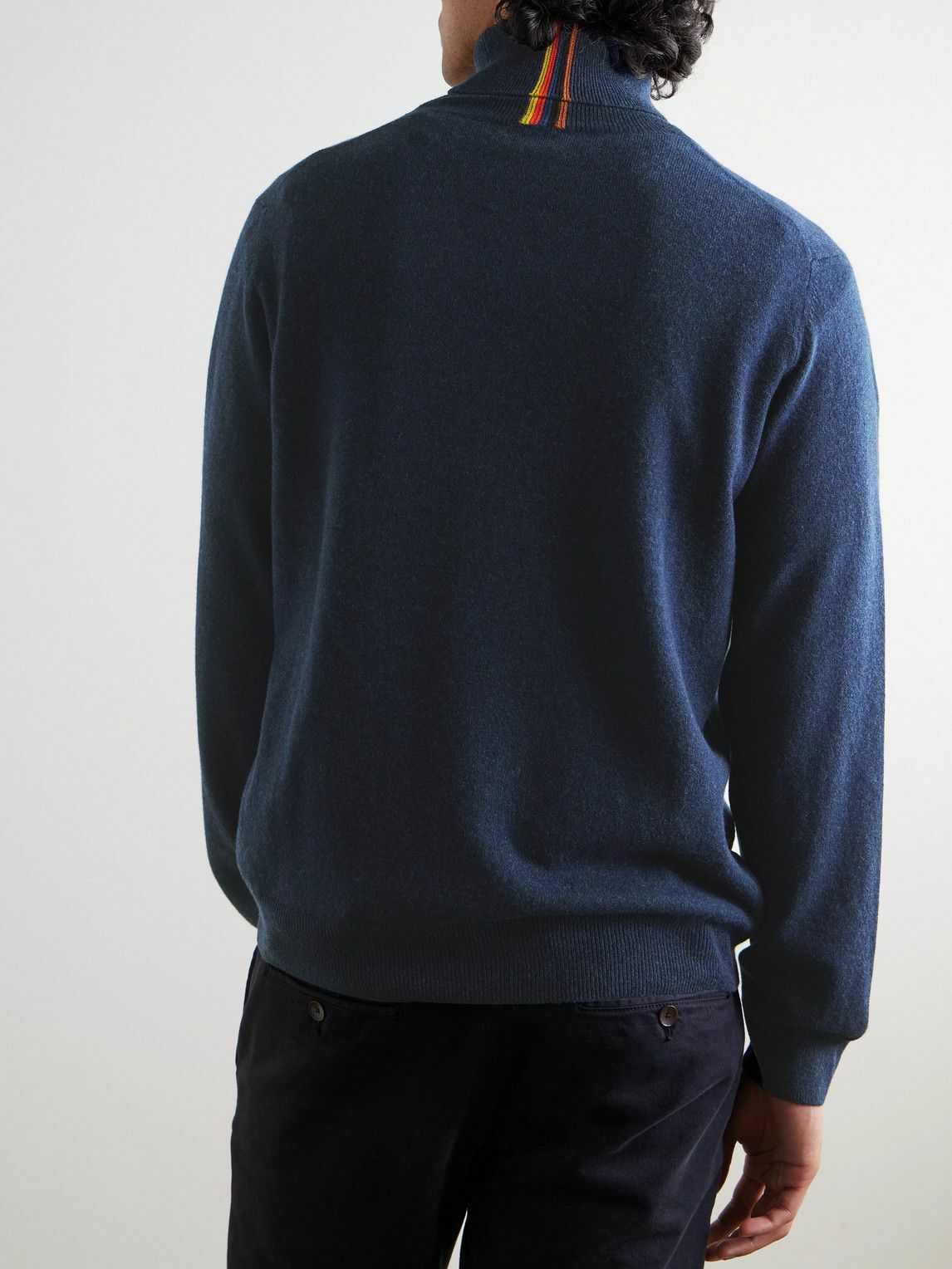 Paul Smith - Cashmere Rollneck Sweater - Blue