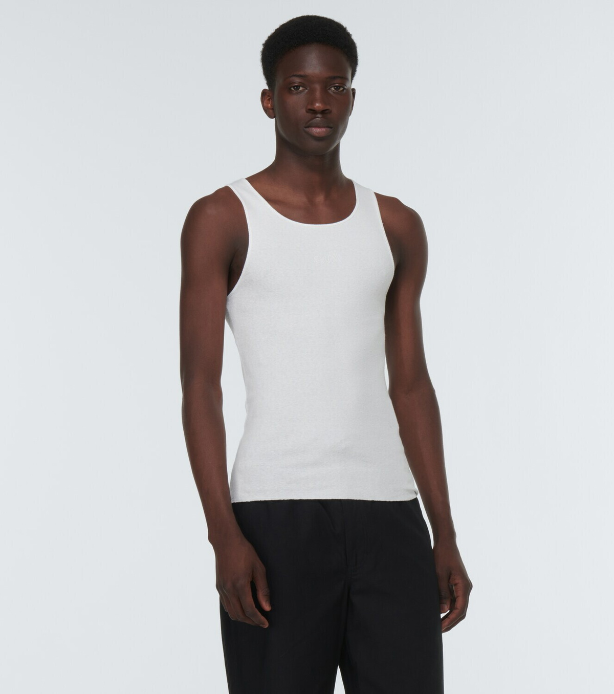 ERL Cotton jersey tank top