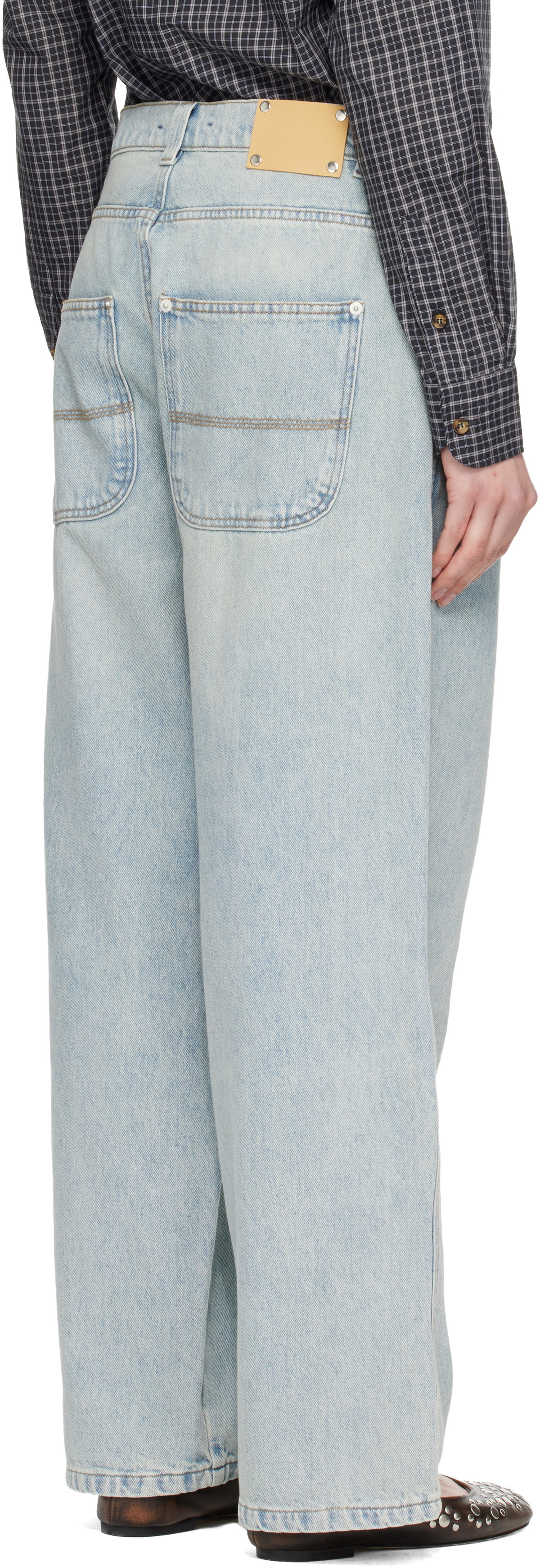 Gimaguas Blue Baggy Jeans