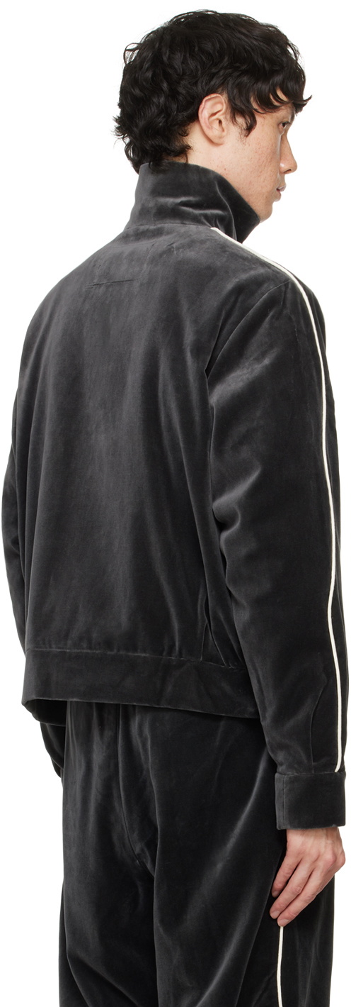 Camiel Fortgens Gray Piping Track Jacket