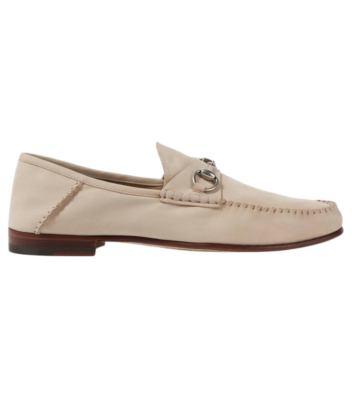 Photo: Gucci Gigi Horsebit suede loafers