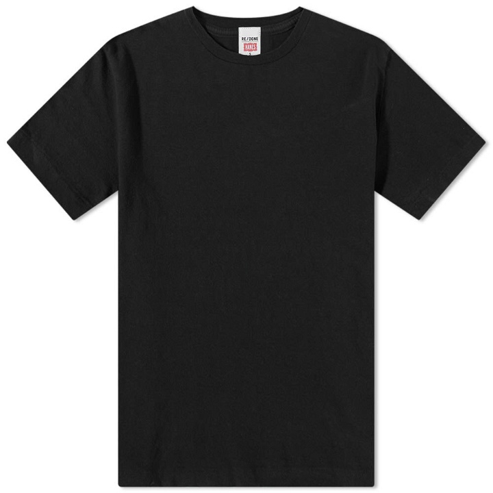 Photo: Re/done Men's Redone Classic T-Shirt in Black
