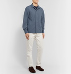 Mr P. - Cotton-Ripstop Overshirt - Blue