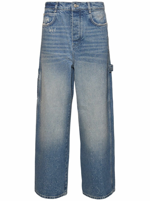Photo: MARC JACOBS Crystal Oversize Denim Jeans