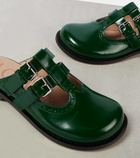 Loewe Campo brushed leather mules