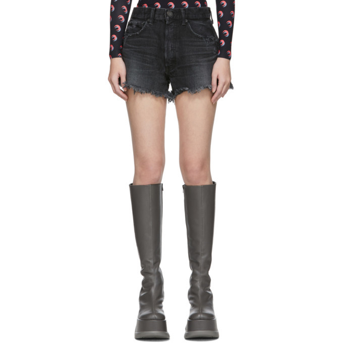 Moussy Vintage Black MV Brady Shorts