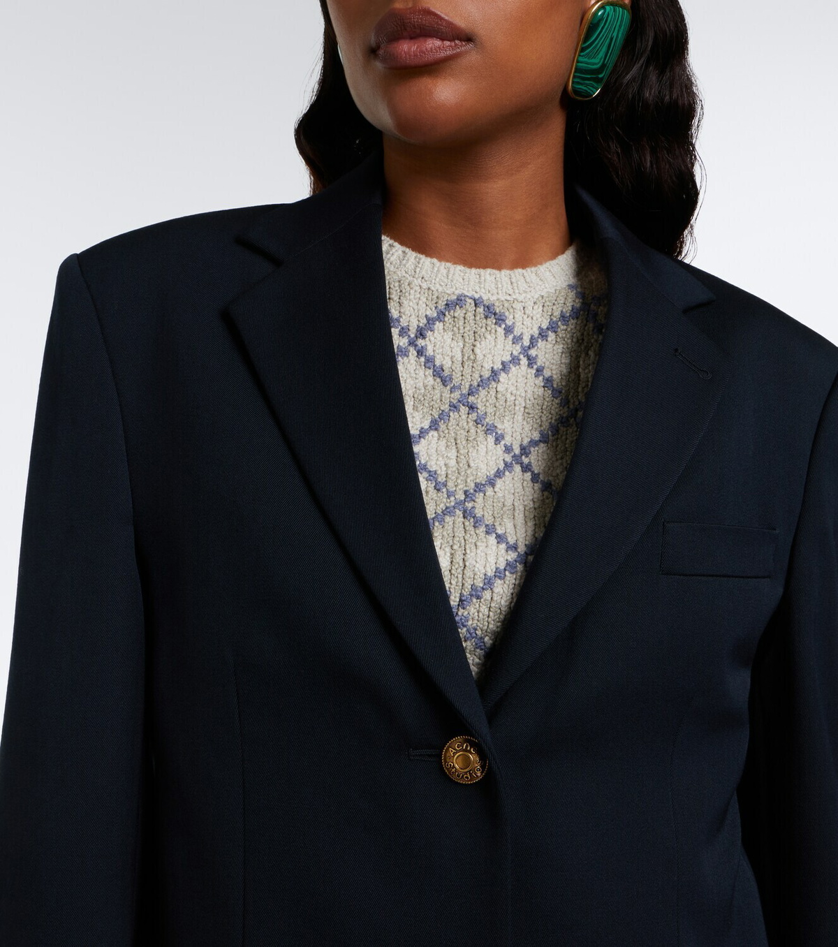 Acne Studios Layered wool blazer