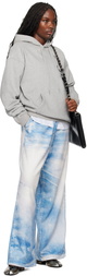 OPEN YY Blue Jean Effect Wide Lounge Pants