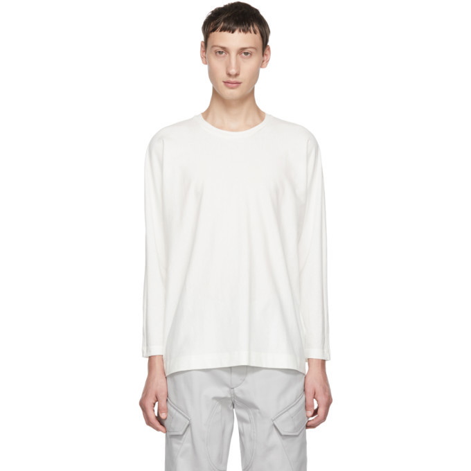 Photo: Homme Plisse Issey Miyake White Release Long Sleeve T-Shirt
