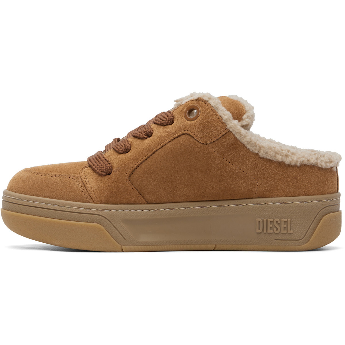Diesel Tan S-D-Ollie Mule Sneakers