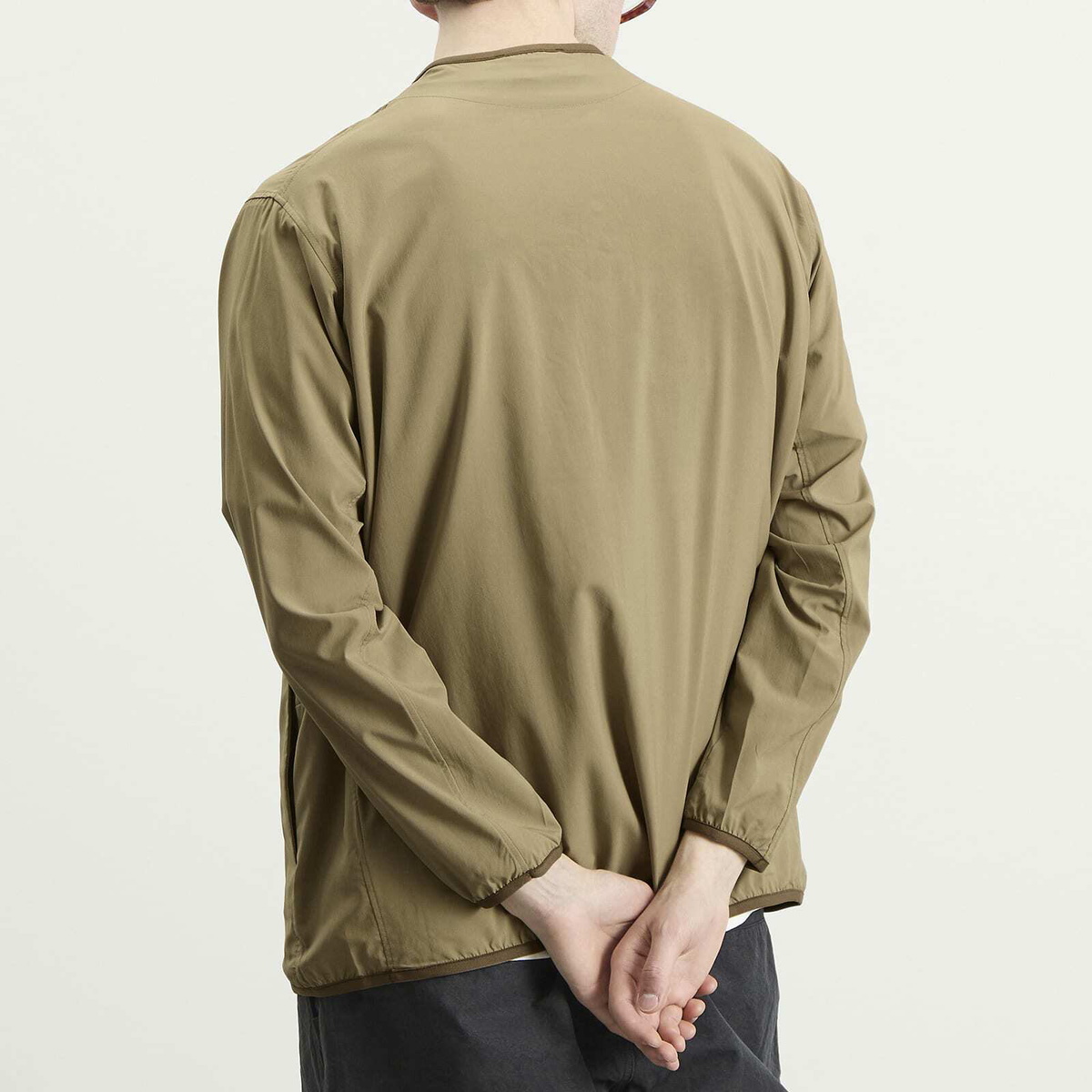 NANGA Men's PLC Excursion Cardigan in Khaki