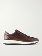 Tod's - Paneled Leather Sneakers - Brown