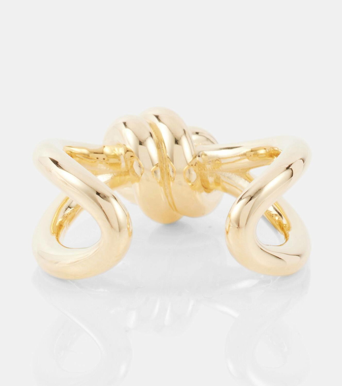 Bottega Veneta Knot gold-plated sterling silver ring