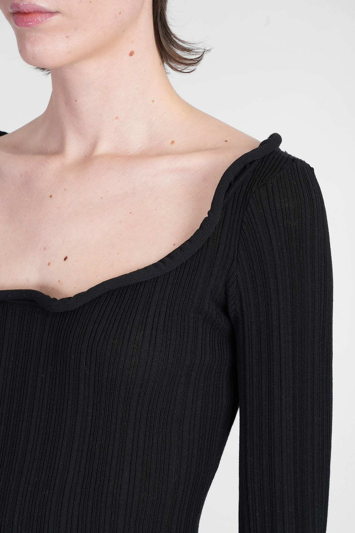 Séfr Giselle Topwear In Black Viscose