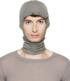 Rick Owens Taupe Tower Skull Balaclava