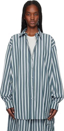 REMAIN Birger Christensen Green Oversize Shirt