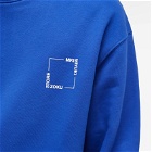 MKI Men's Square Logo Crew Sweatshirt in Royal Blue