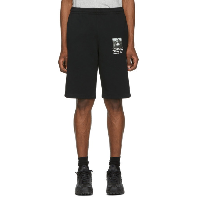 Photo: Off-White Black Monalisa Sweat Shorts
