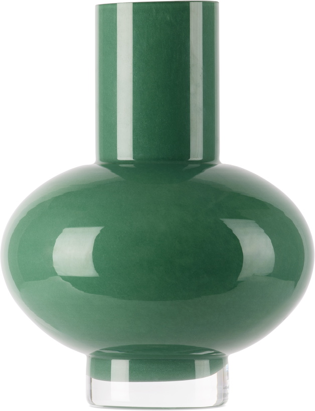 Photo: The Conran Shop Green Glass 23cm Vase