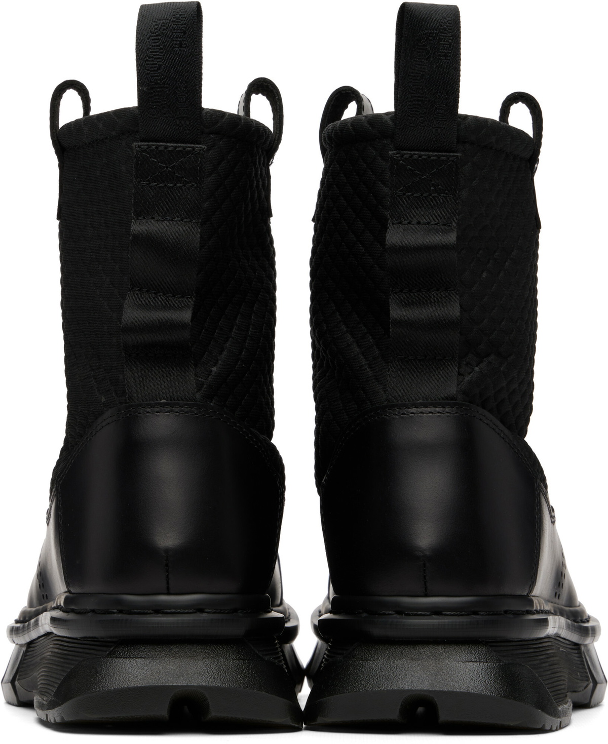 Dr. Martens Black Qubist Rigger Boots