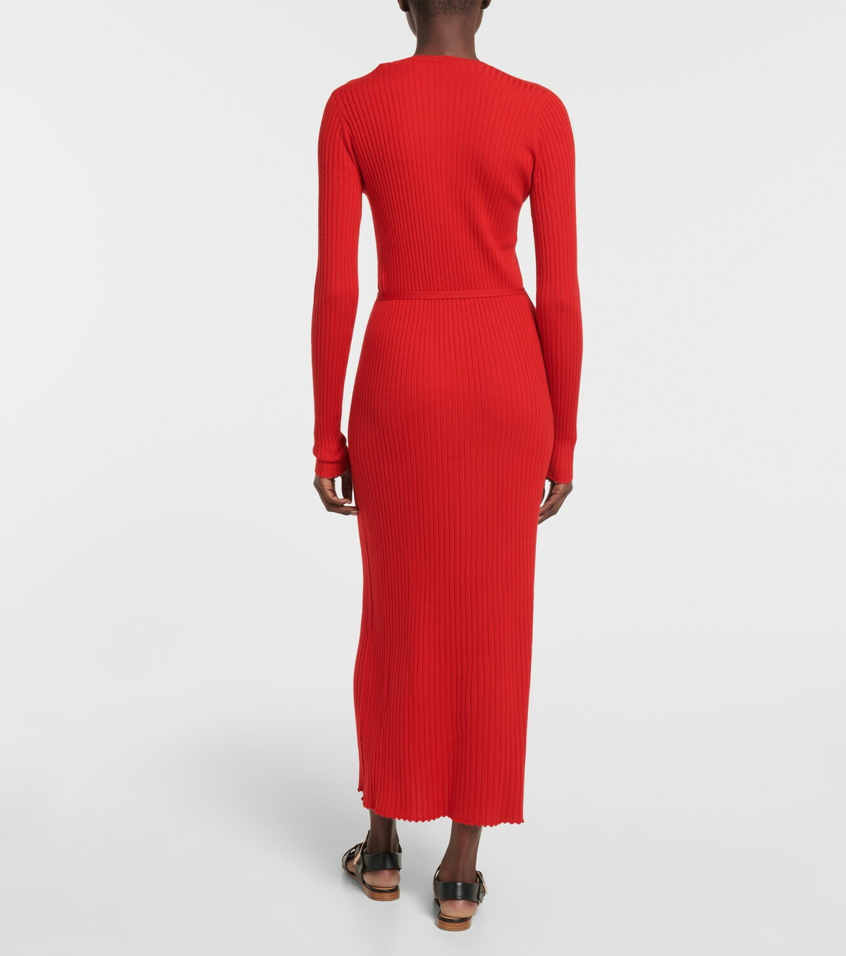 Gabriela Hearst - Luisa wool and silk midi dress Gabriela Hearst