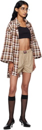 WILLY CHAVARRIA Beige 'Willy' Boxer Shorts