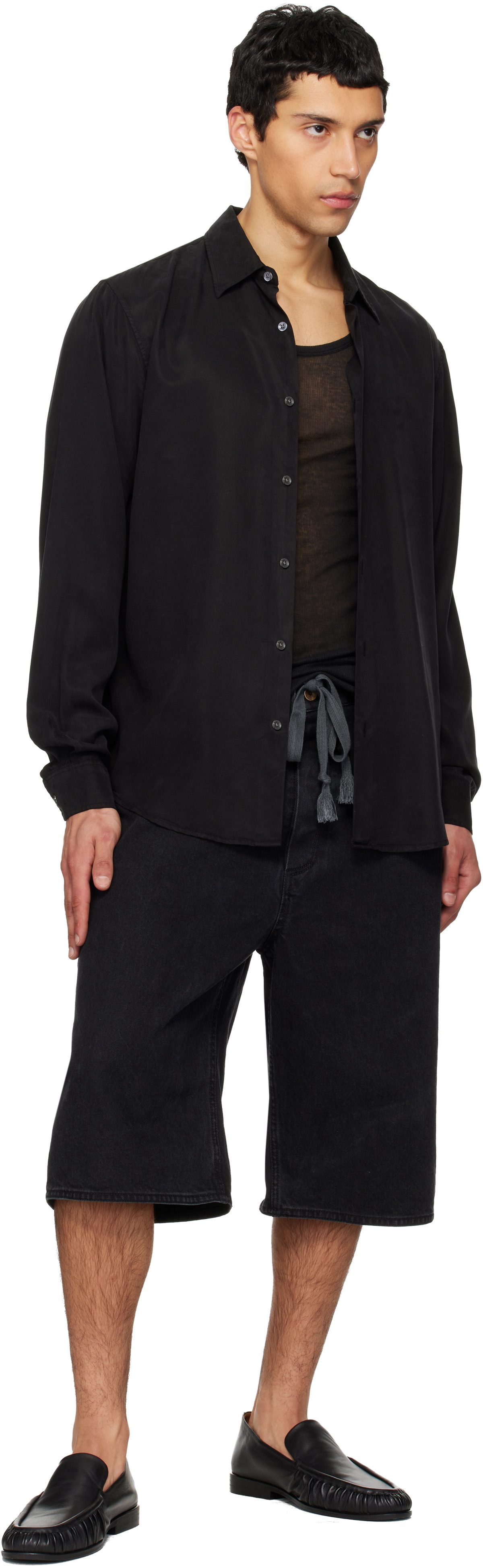 Marsèll Black Leather Loafers