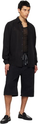 Marsèll Black Leather Loafers