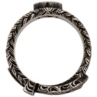 Gucci Silver Interlocking G Garden Ring