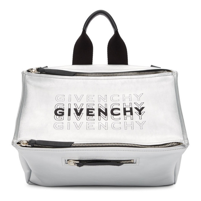 Photo: Givenchy Silver Pandora Messenger Bag