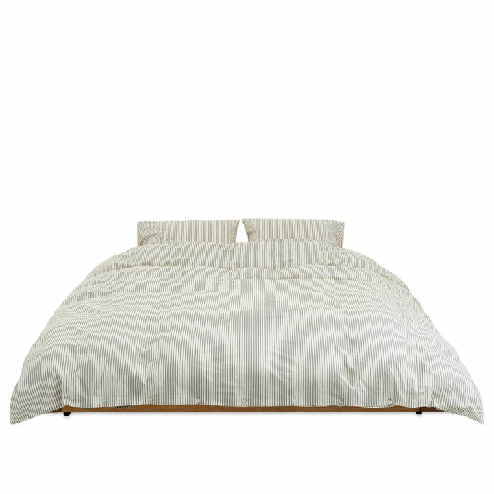 Photo: Tekla Fabrics King Duvet in Pickford Stripes 