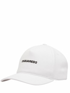 DSQUARED2 D2 Logo Cotton Baseball Cap