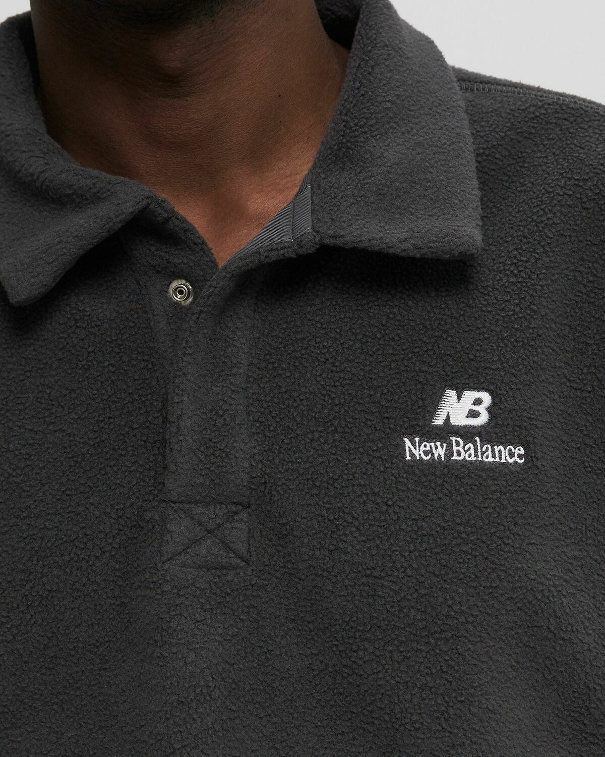 New Balance Polar Fleece Polo Black Men