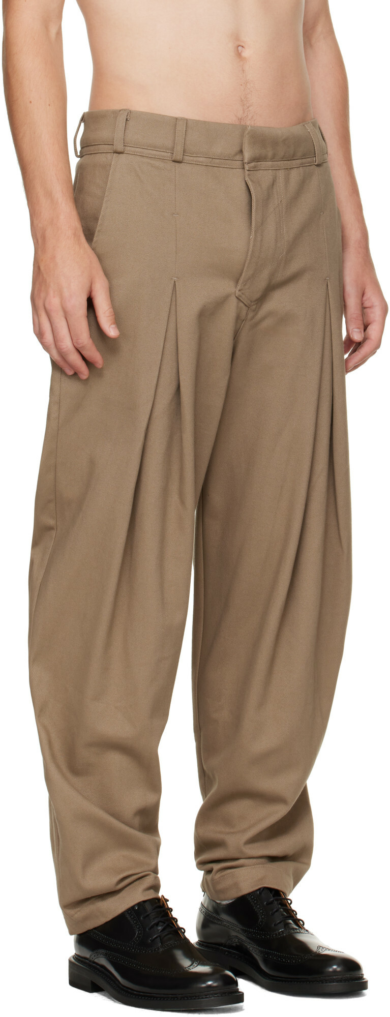 Entire Studios Beige Seb Trousers