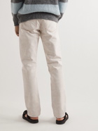 ERDEM - Straight-Leg Embroidered Jeans - White