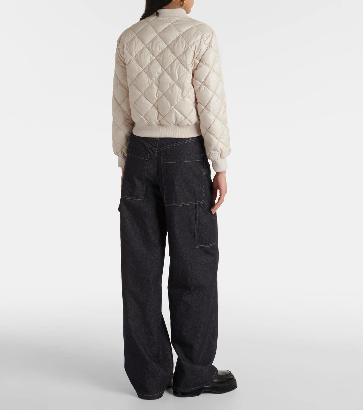 Max Mara The Cube Bsoft reversible bomber jacket