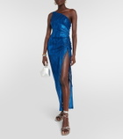 Missoni Mare Jacquard one-shoulder midi dress