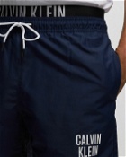Calvin Klein Underwear Medium Double Waistband Swimshorts Blue - Mens - Swimwear