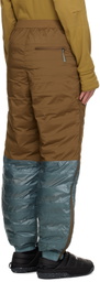 UNDERCOVER Gray & Brown The North Face Edition 50/50 Down Lounge Pants