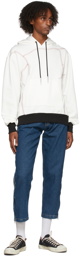 Youths in Balaclava White Bolo Hoodie