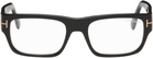 TOM FORD Black Rectangular Blue Light Glasses