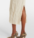 Magda Butrym Asymmetric midi skirt