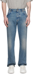 Balmain Blue Vintage Jeans