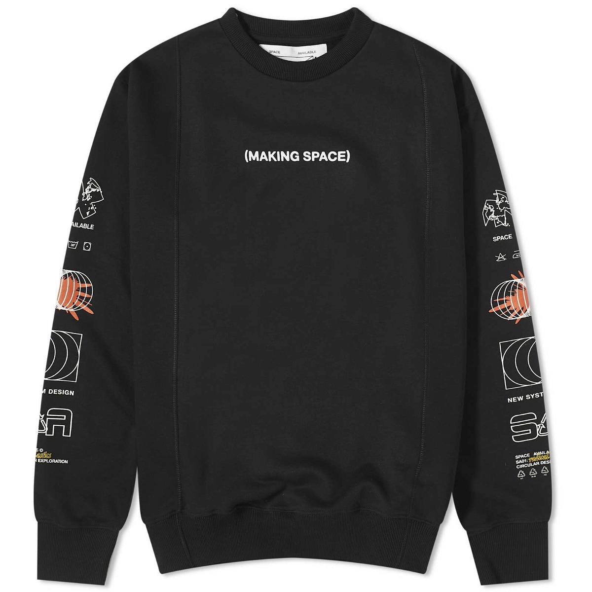 Photo: Space Available Men's Making Space Crew Sweat in Black