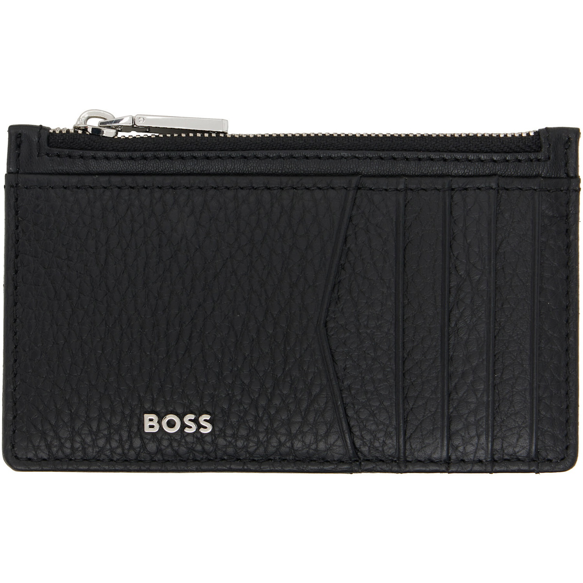 BOSS Black Logo Hardware Card Holder