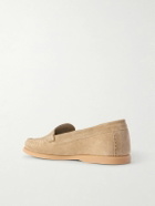 Saman Amel - City Suede Loafers - Brown